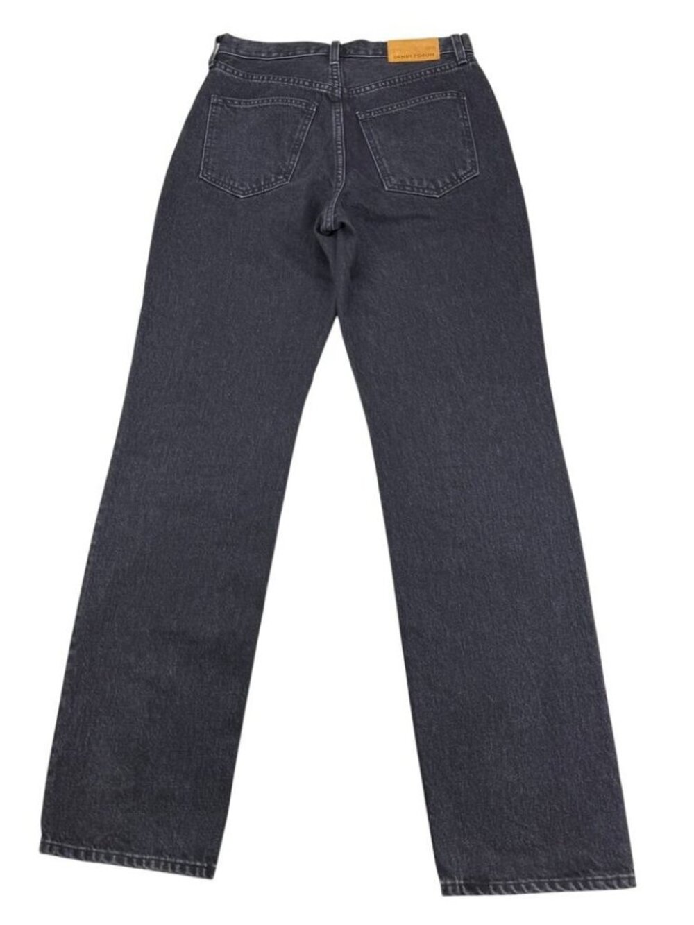DENIM FORUM Aritzia The Joni High Rise Loose 32L Size 25 Black Eyeliner - Picture 6 of 8